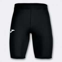 Spodenki piłkarskie termoaktywne Joma Brama Academy. Czarne szorty dla chłopców Joma, bez wzorów, z elastanu, sportowe. Za 69.99 zł.