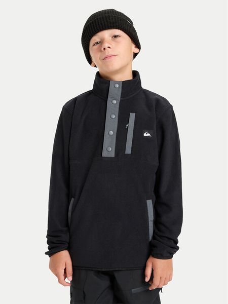 Quiksilver Polar No Destination Hz EQBPF03018 Czarny Regular Fit. Czarne bluzy dla chłopców Quiksilver, bez wzorów, z polaru, bez ramiączek, bez kaptura. Za 209.99 zł.