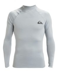 Koszulka surfingowa z długim rękawem UPF 50 dla Mężczyzn EVERYDAY Szary. Szare bluzki z długim rękawem męskie Quiksilver, m, bez wzorów, z elastanu, bez kołnierzyka. Za 149.99 zł.