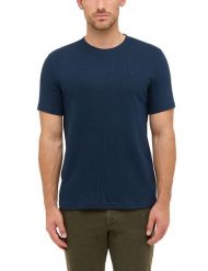 Męski T-Shirt Mustang Style Austin Dark Sapphire 1016872 4136. Niebieskie bluzki z długim rękawem męskie Mustang, m, bez wzorów, bez kołnierzyka. Za 79.99 zł.