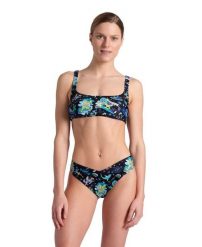 Strój kąpielowy damski dwuczęściowy bikini basen plażę Arena Fun Planet. Czarne bikini damskie Arena, s, bez wzorów. Za 91.98 zł.