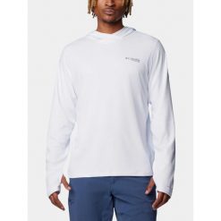 Koszulka sportowa męska Columbia Summit Valley. Białe koszulki sportowe męskie Columbia, m, bez wzorów, z poliesteru, bez kołnierzyka, bez ramiączek. Za 319.00 zł.