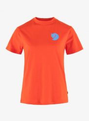 Koszulka damska Fjallraven Fox Boxy Logo Tee. Brązowe koszulki sportowe damskie Fjällräven, s, bez wzorów, z bawełny, bez kołnierzyka, bez ramiączek. Za 185.79 zł.