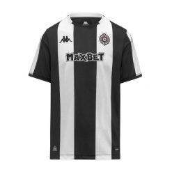 Koszulka domowa FK Partizan Belgrad 2025/26. Białe koszulki sportowe męskie Kappa, l, bez wzorów, z materiału, bez kołnierzyka, bez ramiączek, na fitness i siłownię. Za 398.00 zł.