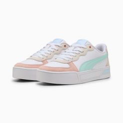 Puma Buty Skye Sd 39707601. Białe obuwie sportowe damskie Puma, bez wzorów, ze skóry. Za 182.99 zł.