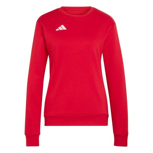 Bluza damska adidas Entrada 26 Sweat Top. Białe bluzy damskie Adidas, uniwersalny, bez wzorów, z bawełny, bez kaptura. Za 138.99 zł.