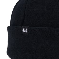 Czapka BUFF POLAR PRINTS BEANIE SOLID. Czarne czapki i kapelusze męskie Buff, bez wzorów, z materiału. Za 149.90 zł.