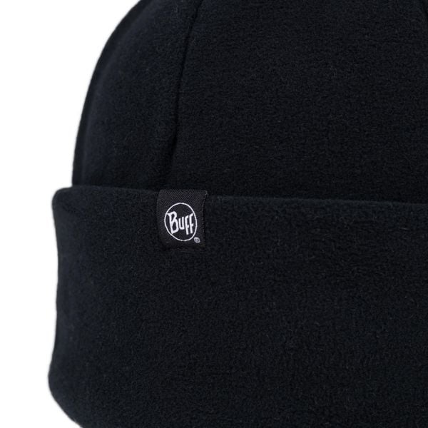 Czapka BUFF POLAR PRINTS BEANIE SOLID. Czarne czapki i kapelusze męskie Buff, bez wzorów, z materiału. Za 149.90 zł.