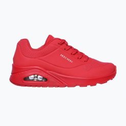 Buty SKECHERS Uno Stand On Air. Czerwone obuwie sportowe damskie Skechers, bez wzorów, trekkingowe, Skechers Sport. Za 279.00 zł.