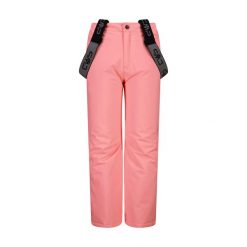 Spodnie narciarskie dziewczęce CMP Vortex. Czarne spodnie sportowe dla dziewczynek CMP, na zimę, bez wzorów, narciarskie. Za 198.39 zł.