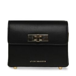 Torebka Steve Madden. Czarne torebki do ręki damskie Steve Madden, bez wzorów, wizytowe, bez dodatków. Za 239.99 zł.