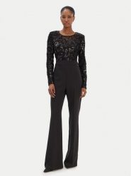 Rinascimento Kombinezon CFC0126410003 Czarny Regular Fit. Czarne sukienki damskie Rinascimento, xs, bez wzorów, z syntetyku, bez kołnierzyka, bez ramiączek. Za 869.99 zł.