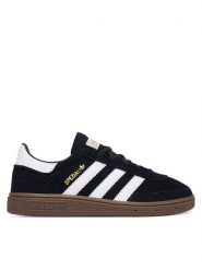Adidas Sneakersy Handball Spezial JI2894 Czarny. Czarne buty sportowe dziewczęce Adidas, bez wzorów, ze skóry, bez zapięcia, do piłki ręcznej. Za 279.99 zł.