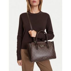 Torebka Nine West. Brązowe torebki do ręki damskie Nine West, bez wzorów, bez dodatków. Za 259.99 zł.