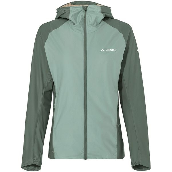 Kurtka damska Scopi Insulation Jacket. Zielone kurtki damskie Vaude, bez wzorów, z hardshellu, bez kaptura. Za 769.00 zł.