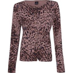 Sweter DEHA Brązowy|Print. Kardigany damskie marki Deha. W wyprzedaży za 150.00 zł.