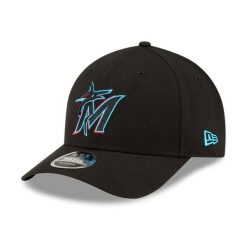 Czapka z daszkiem New Era 9forty Miami Marlins MLB Plyr Rep MC. Czarne czapki i kapelusze męskie New Era, bez wzorów, z materiału, eleganckie. Za 222.00 zł.