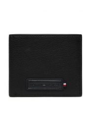 Tommy Hilfiger Portfel AM0AM13032 Czarny. Czarne portfele męskie Tommy Hilfiger, bez wzorów, ze skóry. Za 239.99 zł.
