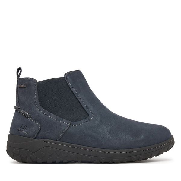 Botki Josef Seibel. Niebieskie botki damskie Josef Seibel, bez obcasa, na płaskiej podeszwie, bez zapięcia. Za 509.99 zł.