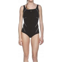 Strój kąpielowy jednoczęściowy damski na basen Arena Jewel. Czarne kostiumy jednoczęściowe damskie Arena, xl, bez wzorów, sportowe, do pływania. Za 99.99 zł.