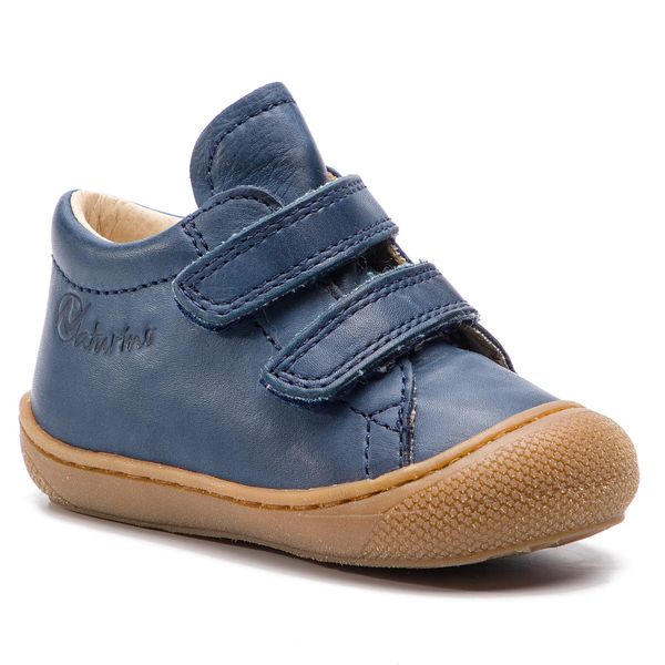Półbuty Naturino. Niebieskie półbuty chłopięce Naturino, bez wzorów, bez zapięcia. Za 189.99 zł.