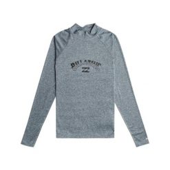 Koszulka do sportó wodnych męska długi rękaw Billabong Arch LS Rashguard. Szare koszulki sportowe męskie Billabong, m, bez wzorów, z materiału, bez kołnierzyka, bez ramiączek, żeglarskie. Za 160.55 zł.
