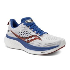 Buty do biegania męskie Saucony Ride 17. Żółte buty sportowe męskie Saucony, bez zapięcia, do biegania. Za 503.99 zł.