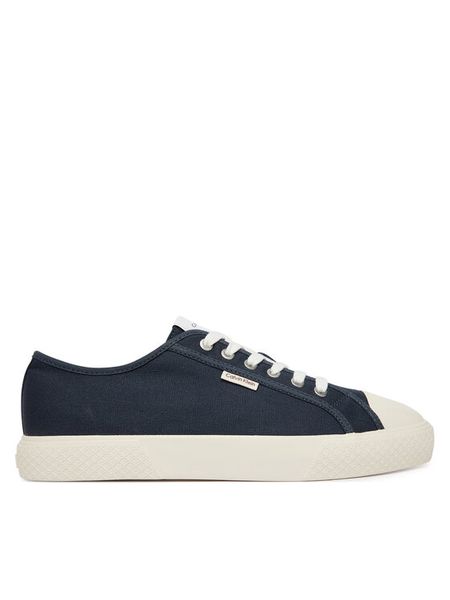 Calvin Klein Trampki Vulc Laceup Cv HM0HM02121 Granatowy. Niebieskie trampki męskie Calvin Klein, bez wzorów, z materiału, bez zapięcia. Za 199.99 zł.