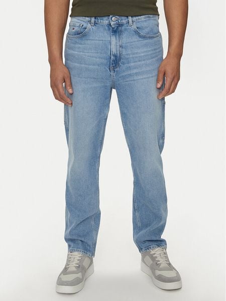 Tommy Jeans Jeansy Skater DM0DM20201 Niebieski Loose Fit. Niebieskie jeansy męskie Tommy Jeans. Za 269.99 zł.