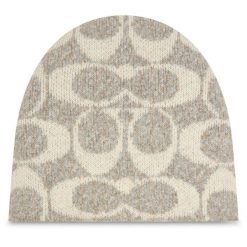 Czapka Coach. Brązowe czapki i kapelusze damskie Coach, na zimę, bez wzorów. Za 319.99 zł.