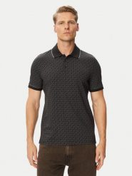 MICHAEL Michael Kors Polo CS650V848T Czarny Regular Fit. Czarne koszulki polo męskie MICHAEL Michael Kors, m, bez wzorów, z bawełny, bez ramiączek. Za 439.99 zł.