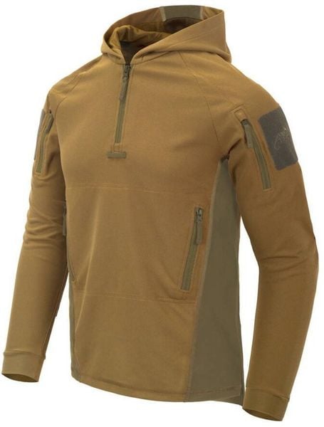 Helikon-Tex Bluza RANGE HOODIE - TopCool - Coyote/Adaptive Gre. Bluzy męskie HELIKON-TEX, m, bez wzorów, bez kaptura. Za 205.63 zł.