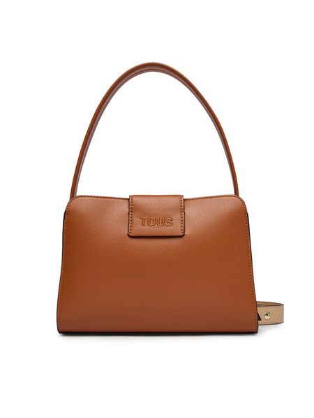 TOUS Torebka Kaos Icon 2002355443 Brązowy. Brązowe torebki do ręki damskie tous, bez wzorów, ze skóry, bez dodatków. Za 859.99 zł.