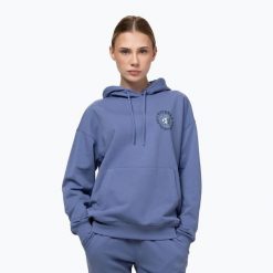 Bluza damska Pitbull Gentle But Wild Sweatshirt Hooded. Niebieskie bluzy damskie PITBULL, l, bez wzorów, z bawełny, bez kaptura. Za 219.99 zł.