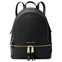 Michael Kors Plecak Damski Zaini Czarny. Czarne plecaki damskie Michael Kors, ze skóry, eleganckie. W wyprzedaży za 1,309.00 zł.