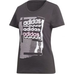 Adidas Koszulka Damska Linear Tee I /Black M. Czarne koszulki sportowe damskie marki Adidas, bez wzorów, z bawełny, bez kołnierzyka, bez ramiączek. Za 109.00 zł.