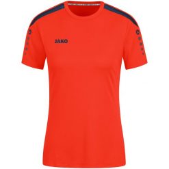 Damski jersey Jako Power. Czerwone koszulki sportowe damskie Jako, bez wzorów, z jersey, bez kołnierzyka, bez ramiączek, do piłki nożnej. Za 177.00 zł.