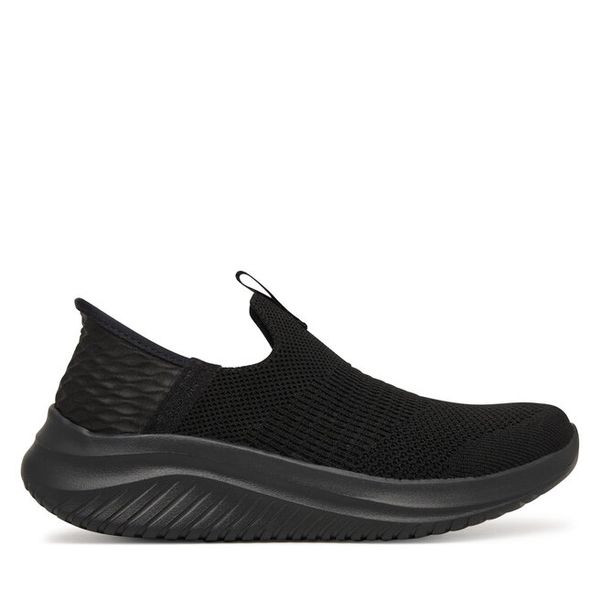 Sneakersy Skechers. Czarne trampki i tenisówki chłopięce Skechers, bez wzorów, bez zapięcia. Za 215.99 zł.