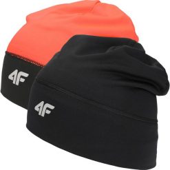 Czapka do biegania uniseks CAU201 - czerwony. Czapki i kapelusze damskie marki 4f. Za 59.99 zł.