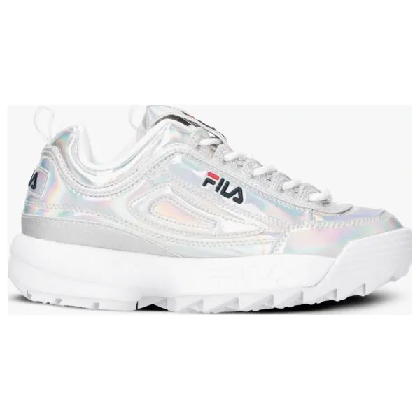 Fila Disruptor M Low Wmn buty damskie, srebrny, rozmiar 5,5. Szare obuwie sportowe damskie Fila, bez wzorów, z gumy. W wyprzedaży za 433.49 zł.