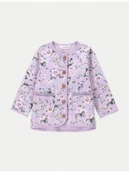 Coccodrillo Bluza WC4132201GEN Fioletowy Regular Fit. Fioletowe bluzy dla dziewczynek COCCODRILLO, bez wzorów, z bawełny, bez ramiączek, bez kaptura. Za 49.99 zł.