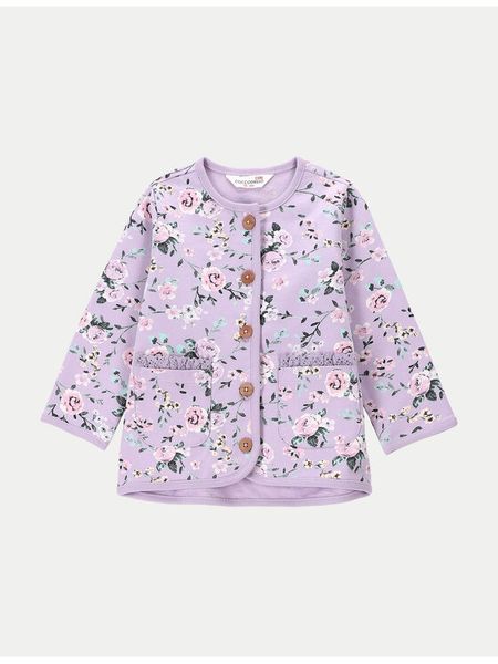 Coccodrillo Bluza WC4132201GEN Fioletowy Regular Fit. Fioletowe bluzy dla dziewczynek COCCODRILLO, bez wzorów, z bawełny, bez ramiączek, bez kaptura. Za 59.99 zł.