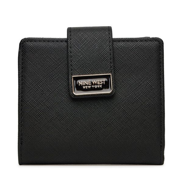 Portfel Nine West. Czarne portfele damskie Nine West, bez wzorów. Za 69.99 zł.