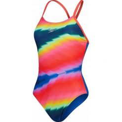 Jednoczęściowy Kostium Kąpielowy Damski / Damski Z Cyfrowym Krzyżem Na Plecach. Czerwone kostiumy jednoczęściowe damskie Speedo, bez wzorów, sportowe, do pływania. Za 256.99 zł.