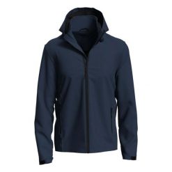 Męska Kurtka Lux Soft Shell. Niebieskie kurtki męskie Stedman, m, bez wzorów, bez kaptura. Za 374.99 zł.