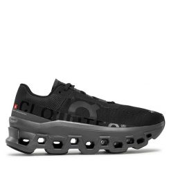 Buty do biegania On. Czarne obuwie sportowe damskie On, bez wzorów, do biegania. Za 649.99 zł.