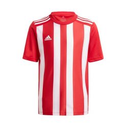 Koszulka Chłopak Adidas Striped 21 Jsyy czerwony. Białe t-shirty dla chłopców Adidas, bez wzorów, bez ramiączek. Za 121.20 zł.