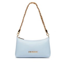 Torebka LOVE MOSCHINO. Niebieskie torebki do ręki damskie Love Moschino, bez wzorów, klasyczne, bez dodatków. Za 879.99 zł.