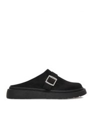 DeeZee Klapki CEO-HY7010-7 Czarny. Czarne klapki damskie DeeZee, bez wzorów, z materiału, bez obcasa. Za 139.99 zł.