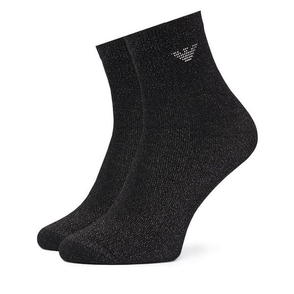 Skarpety długie EA7 Emporio Armani. Czarne skarpety damskie EA7 Emporio Armani, bez wzorów. Za 124.99 zł.